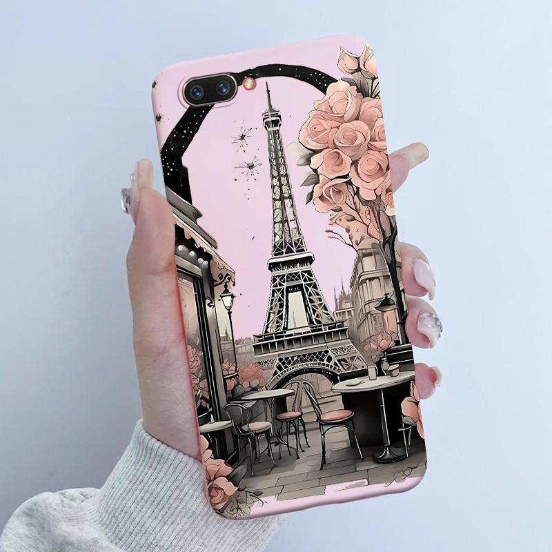 For OPPO A3S Phone Case OPPOA3S Butterfly Flower Girls Design Soft Silicone TPU Back Housing for OPPO A12E A5 AX5 A 3S Covers