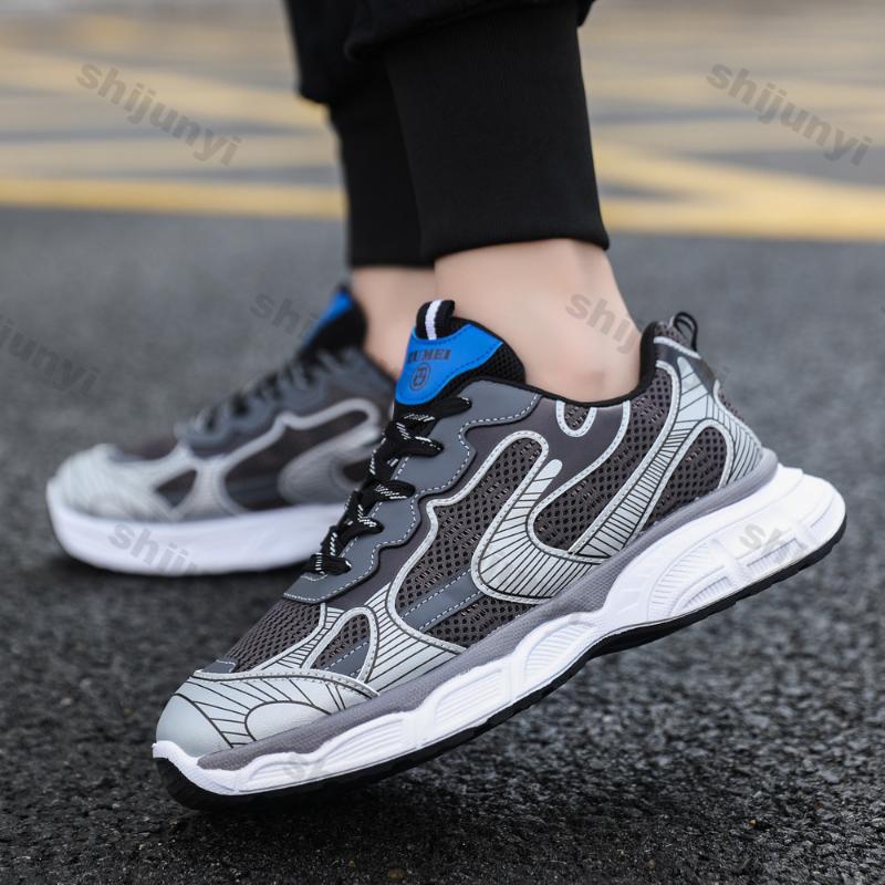 Mens Casual Sneakers Luxury Running Shoes Breathable Skateboard Shoes Chunky Comfortable Casual Sneakers Men Tenis Masculino