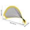 Portable Children Kids Soccer Goals Net Folding Youth Soccer Goal Training Equipment for Backyard Indoor Outdoor