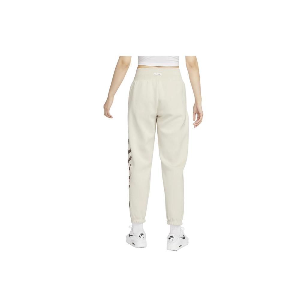 Nike High-Waist Kordelzug Strick-Jogginghose Damen Unterteile Hellbraun FN2553-104