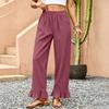 Women's Color Drawstring Yoga Pants with Pockets Loose Fit for Gym and Casual Wear