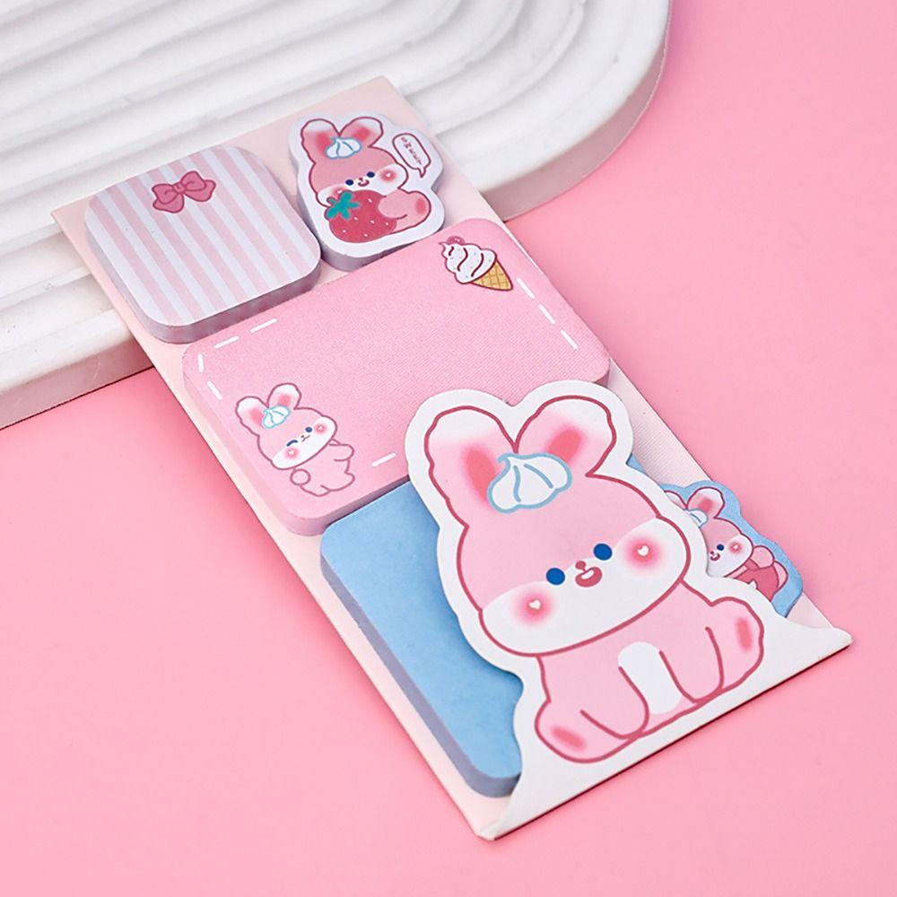 100Sheets Stationery Notepad Cartoon Animals Message Notes Cute Memo Pad