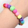 50Pcs/Lot Acrylic Beads Color Multi-specification Large Hole Round Loose Beads Diy Candy Color Bracelet Necklace Accessories