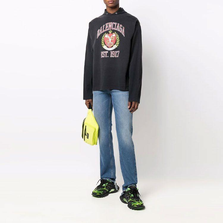 Balenciaga Sweatshirt Loose Fit Men's Black 674685TLV891076