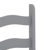 3 Piece Dining Set PANAMA Grey Solid Pine Wood