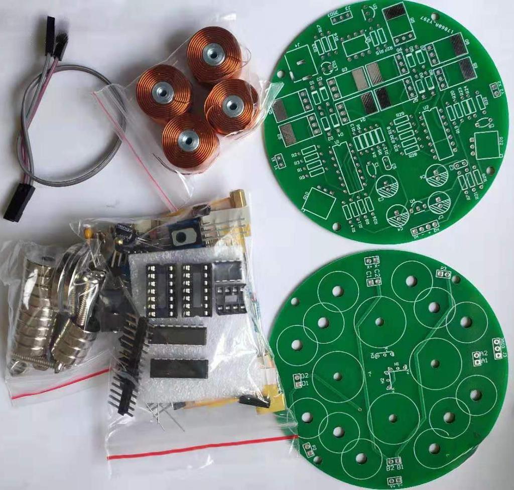 DIY Magnetic Levitation Kit: Fun Learning Simulation with Push-Down Mechanism