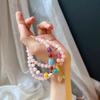 Retro Small Particle Natural Powder Crystal Multi-Circle Bracelet Bracelet.
