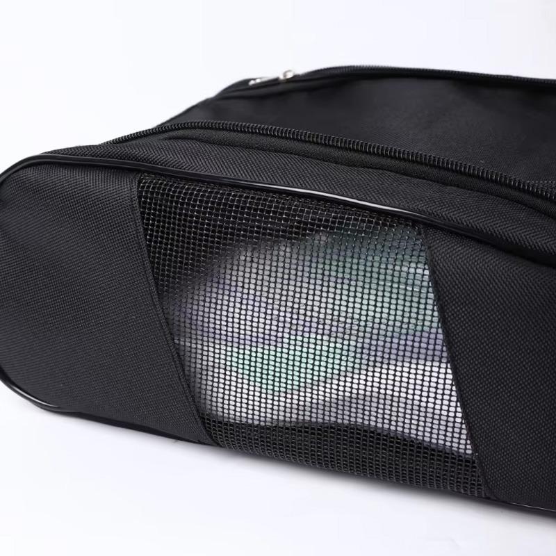 Portable Golf Shoe Bag Oxford Cloth Breathable Lightweight Dustproof Carrier for Tennis Sneakers Golf Shoe Storage Handbag