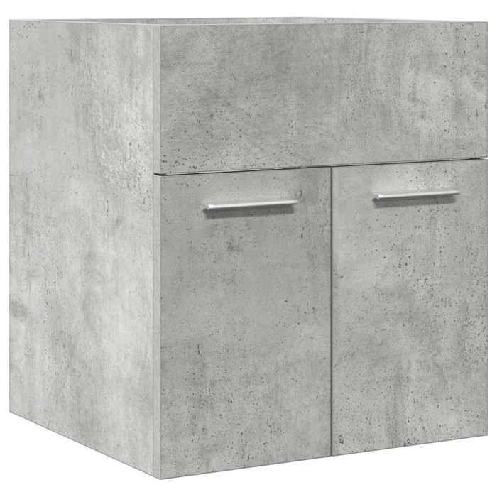 VidaXL Armoire de lavabo de salle de bain gris béton 41x38,5x46 cm, placard lavabo de salle de bain, meuble de salle de 856204