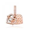 PAndora 789402c01 Mom   Heart Pendant And Dangle Charm