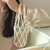 Portable Coffee Cup Bag Hollow Out Bottle Bag Practical Mugs Bag Foldable Water Bottle Bags Woven Net Bag Cup Cover