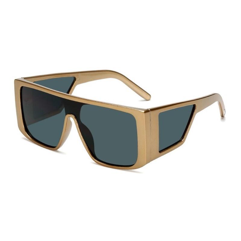Oversize Multi Mirror Fashion Sunglasses Ladies Stylish Square Driving Glasses For Men And Women