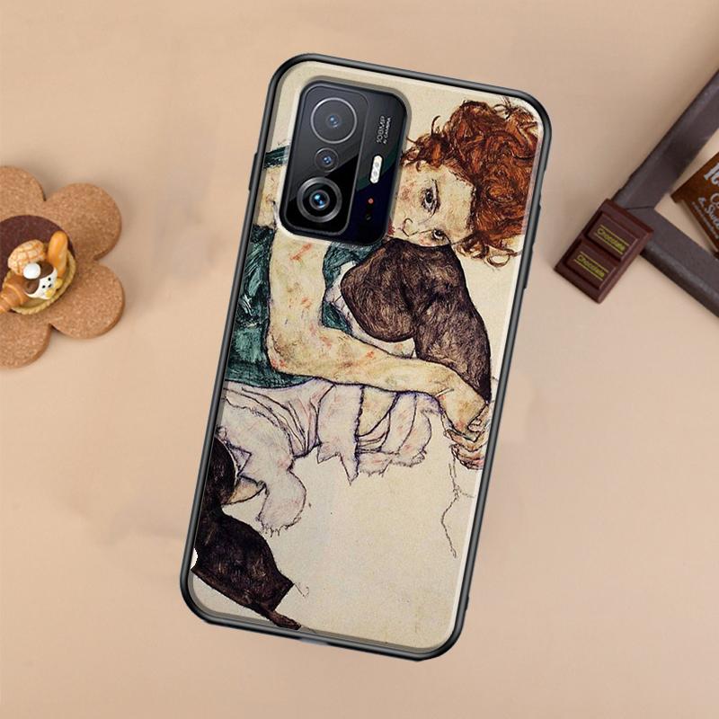 Egon Schiele Case For Xiaomi POCO X7 X6 X5 X3 Pro F3 F5 F6 M6 Pro 13 14 Ultra 11T 12T 13T 14T Pro Cover
