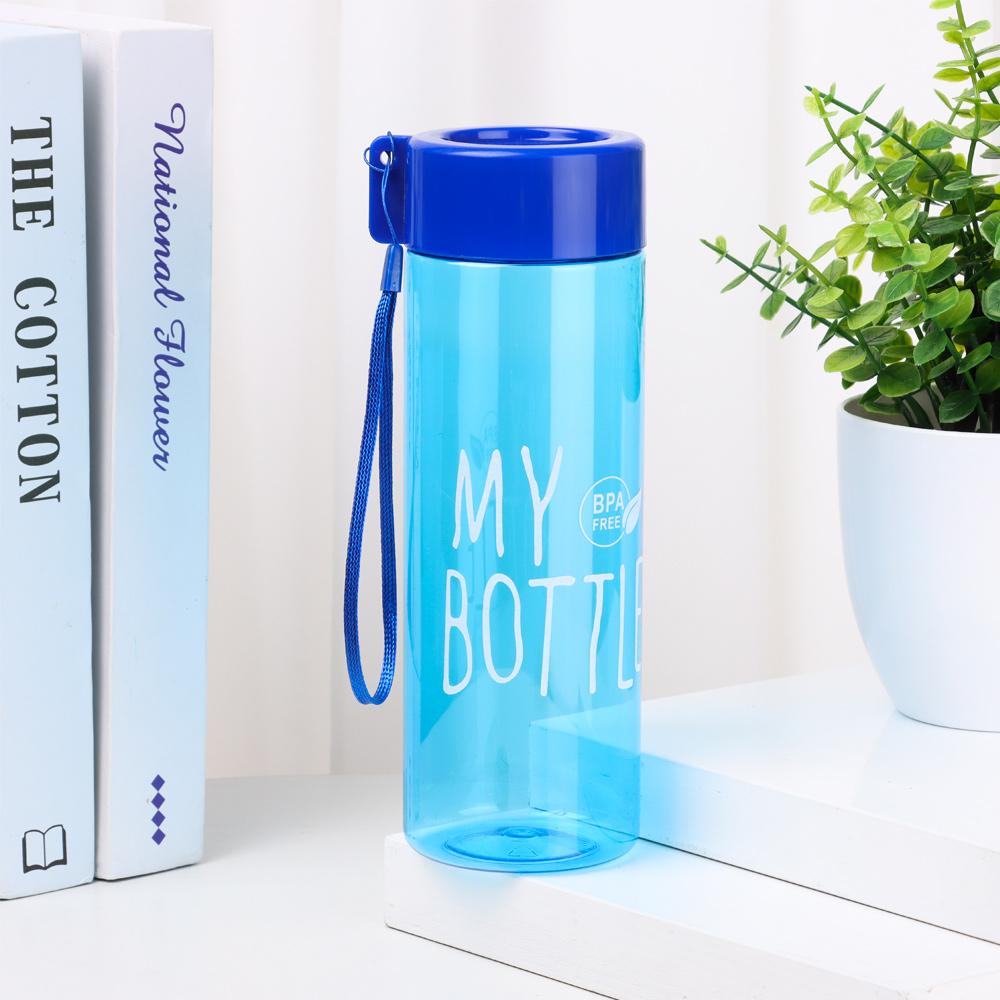 500ML Summer Large Capacity Plastic Transparent Drinking Cup Sports Water Bottle Coffee Juice Cup