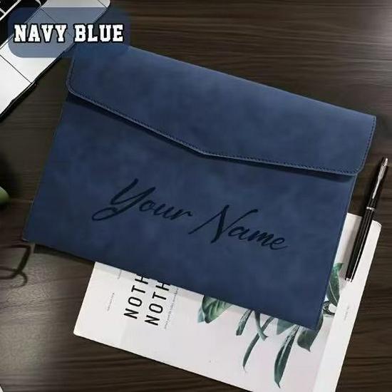 

Кожаный конференц-пакет для документов формата А4, Водонепроницаемая однослойная папка для файлов с настраиваемым логотипом