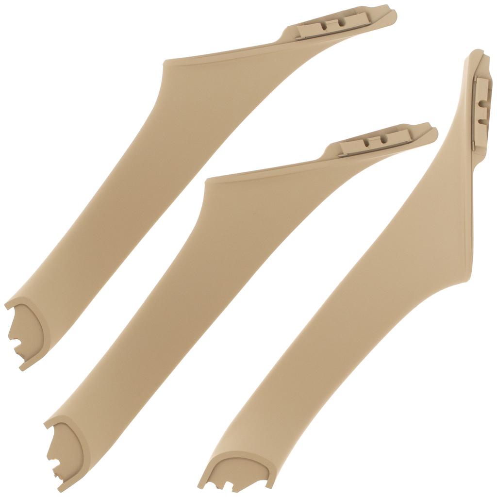 BMW 5 F10 F11 09-17 Set of Interior Door Handles Front and Rear 7 Pcs. SET BEIGE