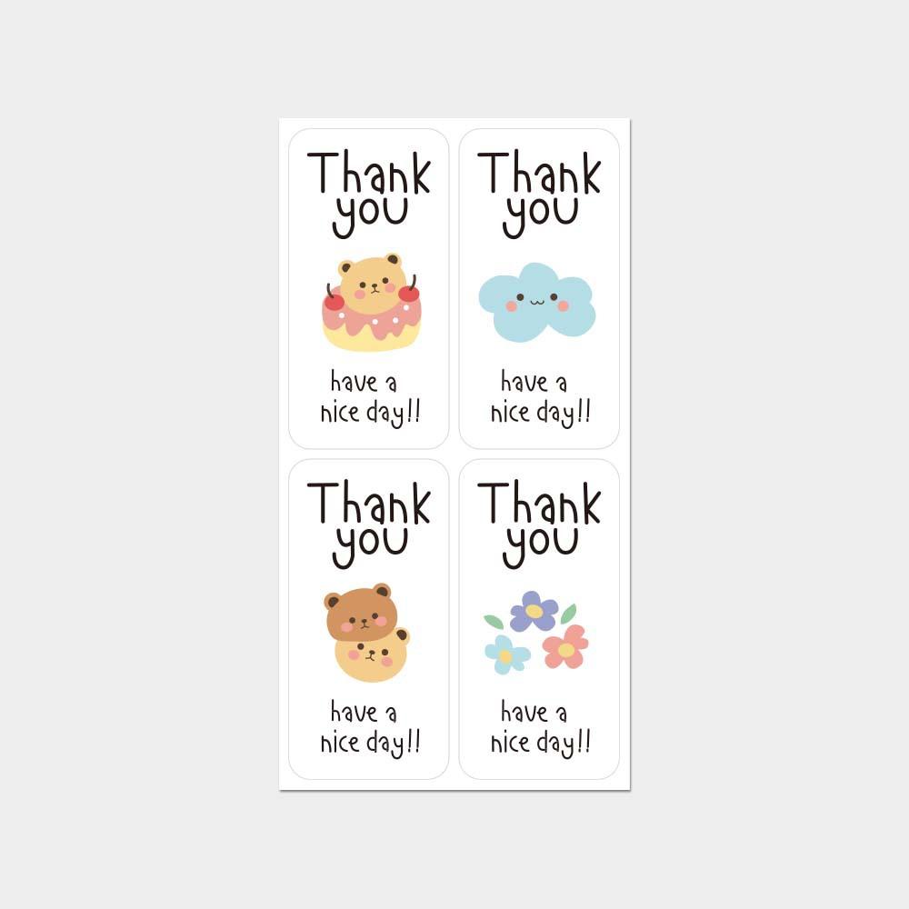 100pcs/wrap This Package Is Happy To See You Too Stickers Small Business Gift box packaging decor Thank You Sticker Seal Labels