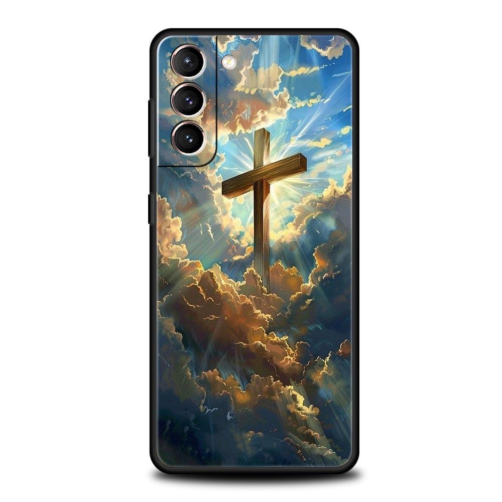 

Faith Christian Religious Jesus Phone Case For Samsung Galaxy S24 S23 S22 S20 Ultra S21 FE 5G S10 S9 Plus S10E S8 Cover Samsung S10e