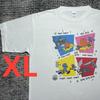 [USED] Vintage Simpsons Itchy & Scratchy Anime T-shirt, Used, White