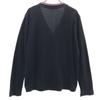 FRED PERRY Long sleeve V neck cardigan L black Fawn Men's Used