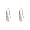 Curved Hook Small Drop Ear Hooks Fashion Earrings Minimalist Female Compact Breezy Wind Earrings Niche Temperament Hundred Matching Gift for Women