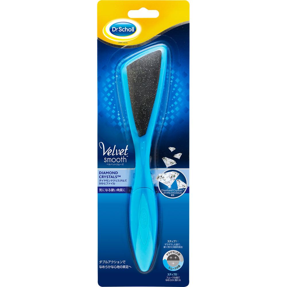 

Доктор Scholls Wellness Co. Пилка для пяток Scholl Velvet Smooth Diamond Crystals 1 шт., рашпиль для ухода за ногами:Красота Продукты рашпиль
