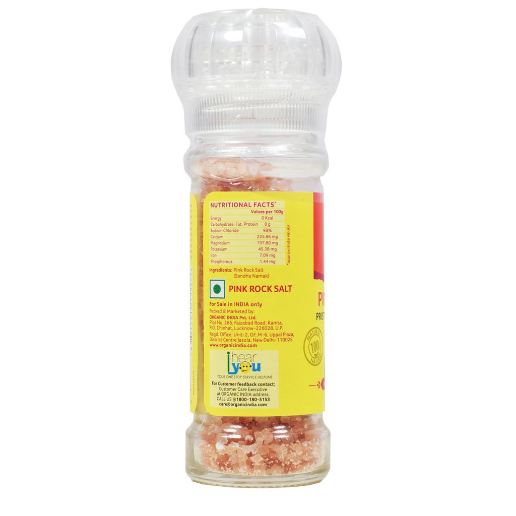 Pink Salt (100 G), Pink Rock Salt, Organic India