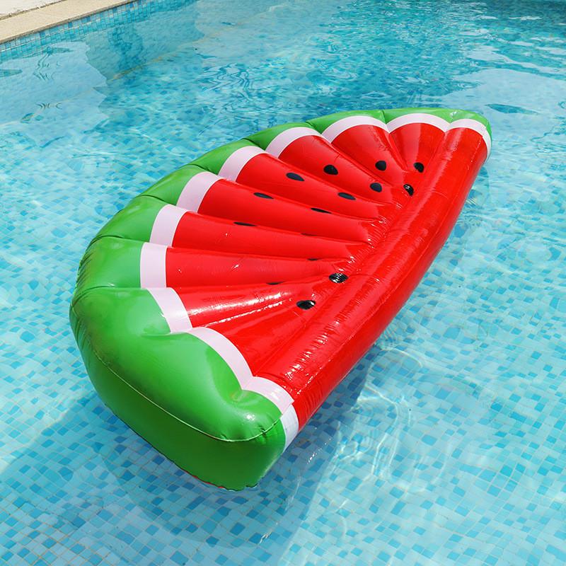 Adult Pvc Thickened Inflatable Watermelon Floating Drainage Chair Lounge