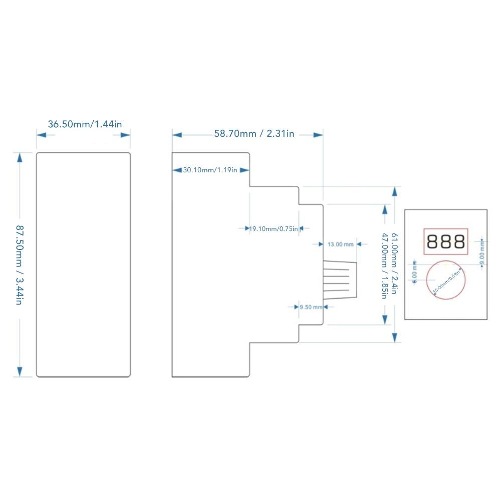 RS485 Current Signal Generator 24V Power Digital Display Current Analog Generator Rail Installation 4-20mA DC Current Simulator