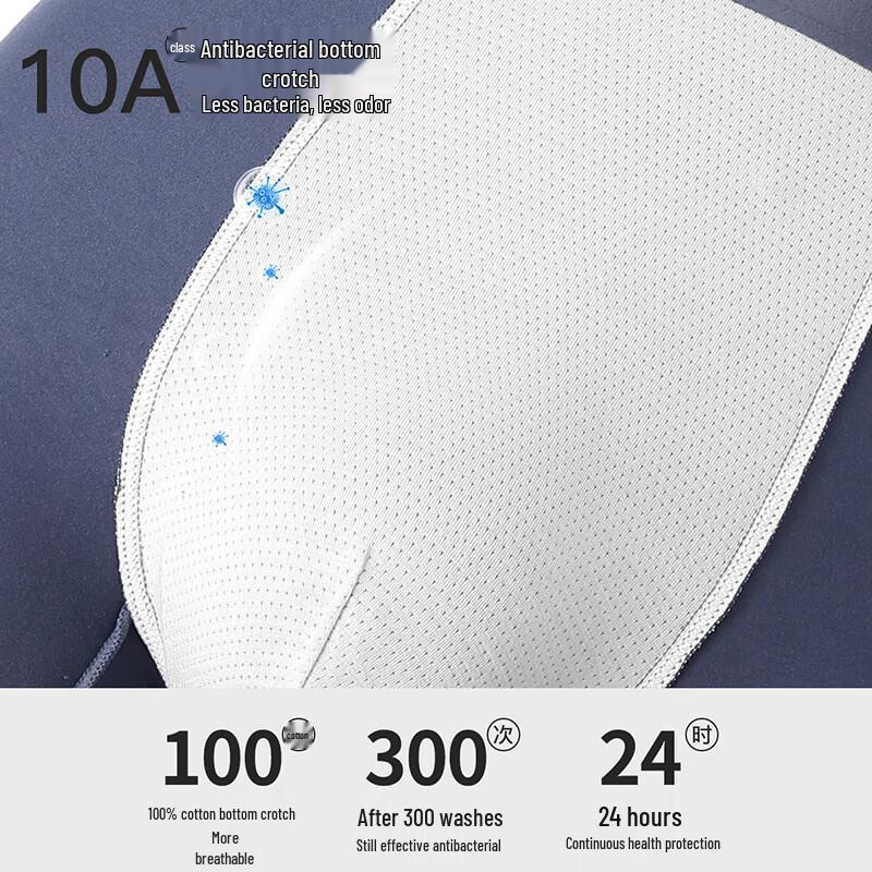 Fenteng Men's Modal Antibacterial Boxer Briefs - 3 Pack