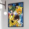 1 Pezzo Poster Saint Seiya Film Poster Adesivi Carta Kraft Retrò Adesivo Fai da Te Stanza Bar Caffè Estetica Arte Pittura Murale