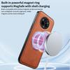Wireless Charging Magnetic Case for Realme 14 Pro 5G 14 Pro+ Plus Protective Cover PU Leather Hard Back Shell Coque