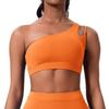 Damen Europäischer & Amerikanischer Elastischer Sport-BH: One-Shoulder Yoga & Fitness Rücken-Detail Weste