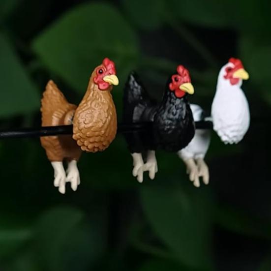 Chicken Stud Earrings Handmade Farm Animal Jewelry Farmhouse Style Chicken Earrings Gifts for Chicken Lovers