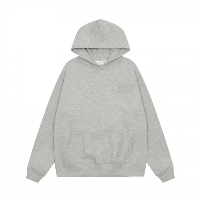 Broken Planet Streetwear Hoodie Set With 3D Puff Print Loose Fit Cotton Sweatshirt Men