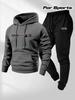 European size new casual fashion men's and women's sweaters, printed hoodies and drawstring sports suits Europe and the United States