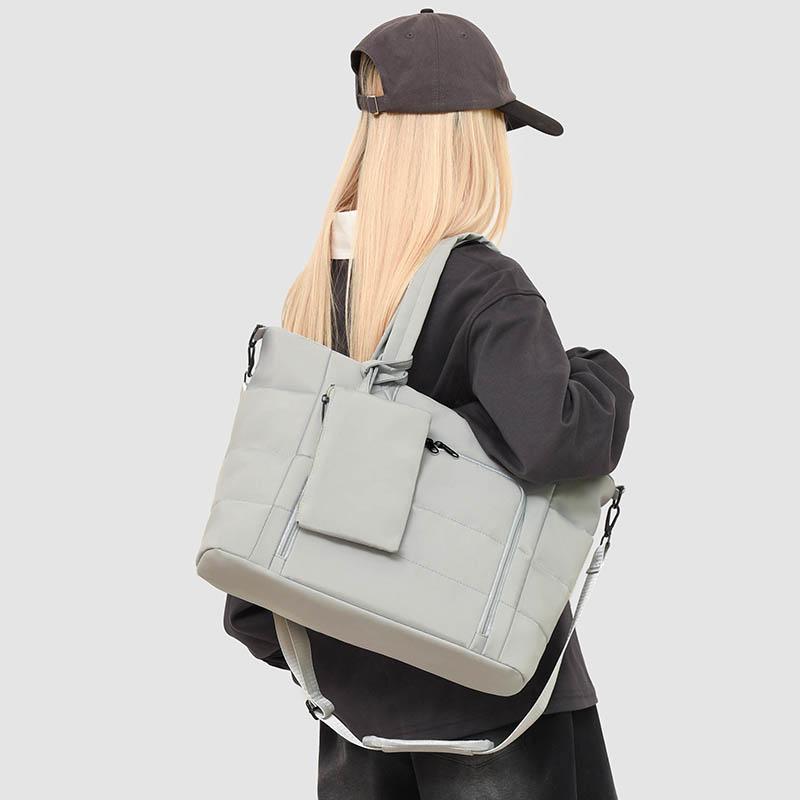 Neue Tragetasche mit großem Fassungsvermögen, vielseitige Handtasche für Damen, Pendeltasche, Umhängetasche, mehrere Fächer, Wickeltasche