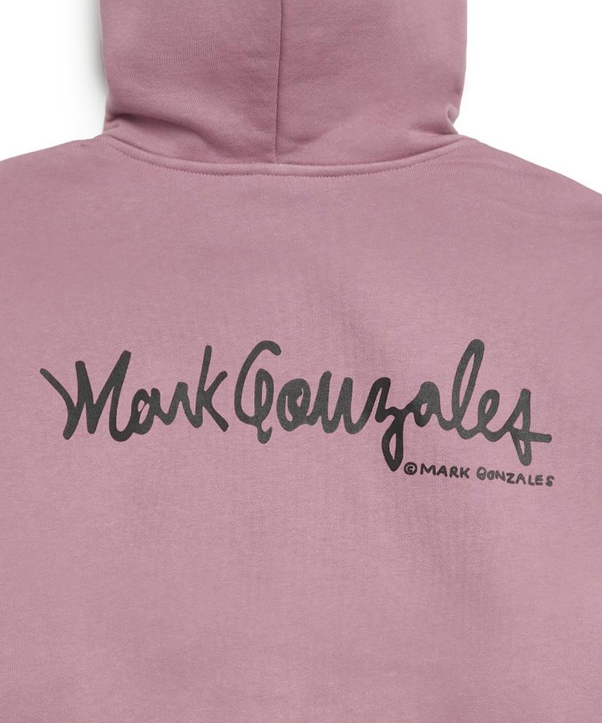 Mark Gonzales Angel Wappen Zip-Up Hoodie - Indi Pink