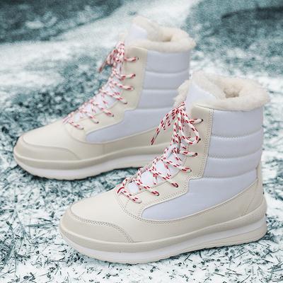 Winter Women's Shoes Snow Boots High Top Warm Student Women's Cotton Boots Plus Velvet Shoes