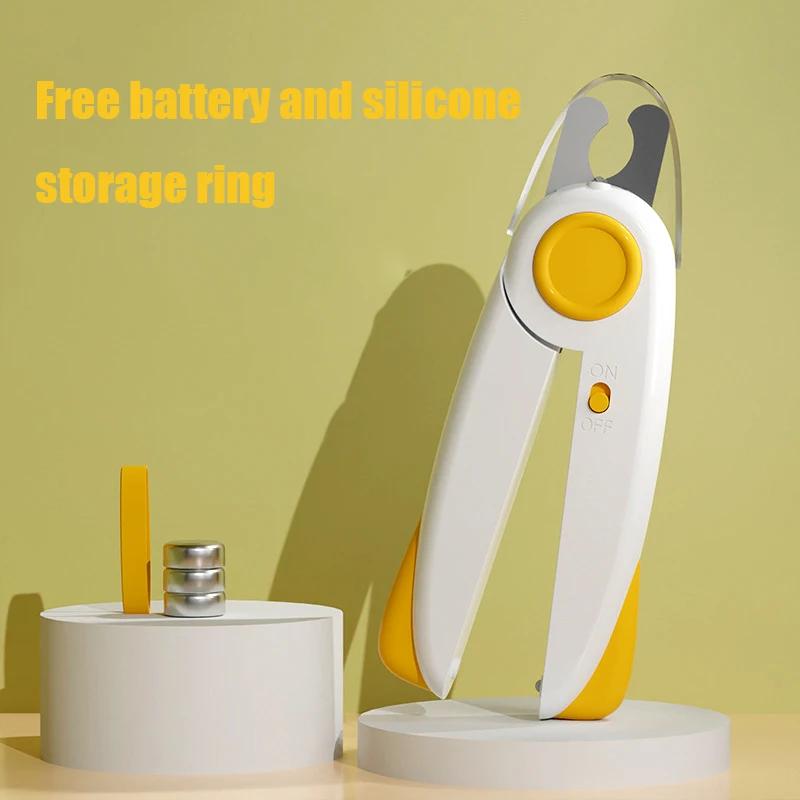

Pet nail clippers cat LED lights blood line nail clippers dog nail clippers cat and dog supplies accessories