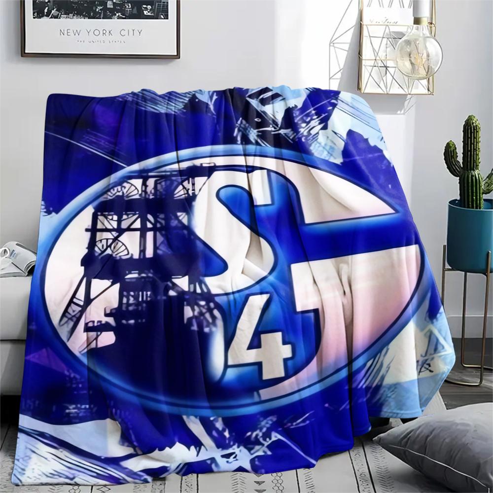 1 ks Flísová deka s potiskem Schalke 04, Vysoká kvalita, Pohodlná pro všechna roční období, Domácí dekorace, Teplo a pohodlí, Perfektní jako vánoční dárky147