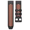 Cinturino in Silicone Traspirante Bicolore per Orologi Suunto 9/7, D5 e Spartan Sports, 24mm