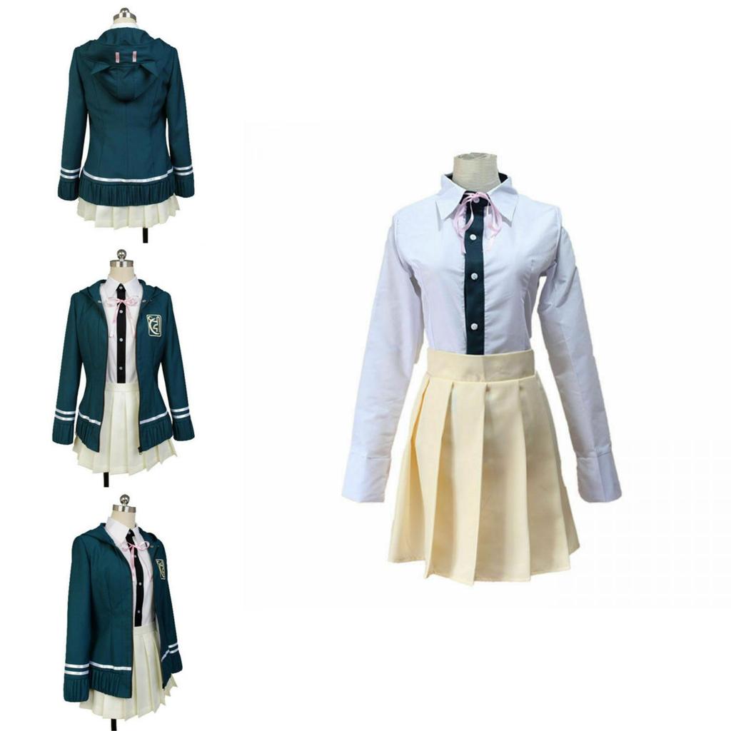 Kostium Cosplay Uniforma Chiaki Nanami z Danganronpy Wykonany z Miękkiego Materiału Dla Komfortu