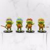 Classic Ninja Turtles Model Action Figures Set Adorable Pvc Cake Toppers Blind Box Toys
