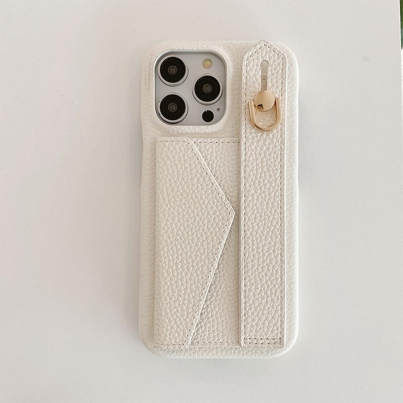 Wrist Strap Wallet Leather Case For iPhone 11 12 13 14 15 Pro Max Luxury Card Holder Protective Cover