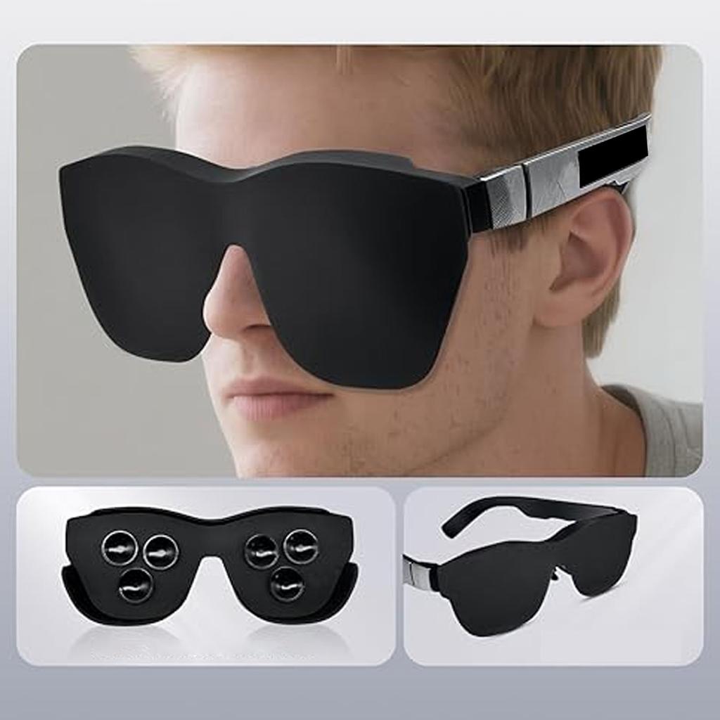AR Glasses Full Light Blocker Fit for Rayneo   3S   2S 3 3S 3S Pro 2 2S Glasses   Soft Silicone Glasses Lens Shade