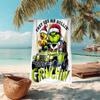 Grinch beach towel Outdoor camping Beach towel for vacation swim Outdoor pool Absorbent bath towel