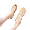 2024 Sommer Damen Jelly Fish Mund Ballerinas - Strand- & Reise Kristall Sandalen
