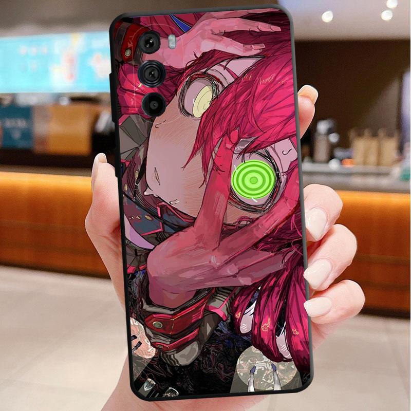 Phone Case For Motorola Edge 60 50 40 Pro 60 50 40 30 Ultra Neo Fusion Moto G Stylus G Anime Girl Art Horror Eyes