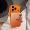 Stylish Gradient Dual-Tone Phone Case IPhone 14 To 17 Pro Max Full Cover Shockproof Acrylic With Integrated Lens Protector